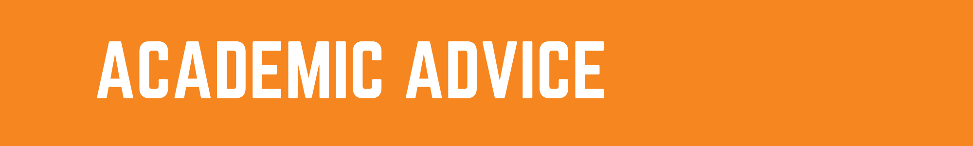 academic advice